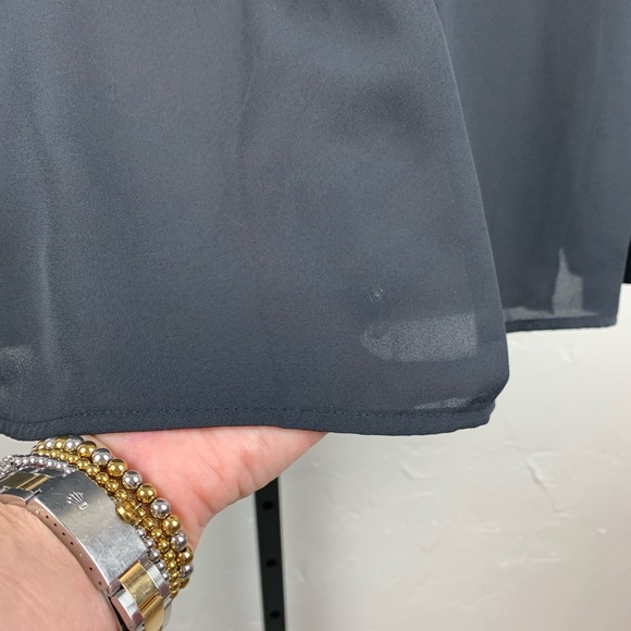 INC geometric snake print tab sleeve tunic - Picture 4 of 8